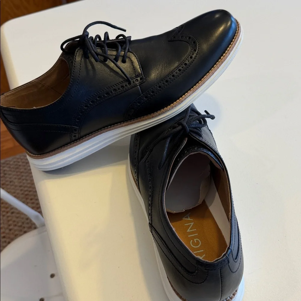 Cole Haan Men's Black Leather Dress Shoes Sz 13. No Box. Tub3